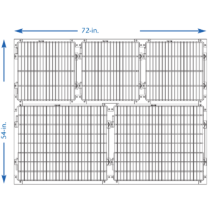 SSCI_3000000000_6-Foot_Wide_5-Cage_Regal_Cage_Arrangement